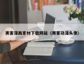 揭阳黑客漫画素材下载网站（黑客动漫头像）